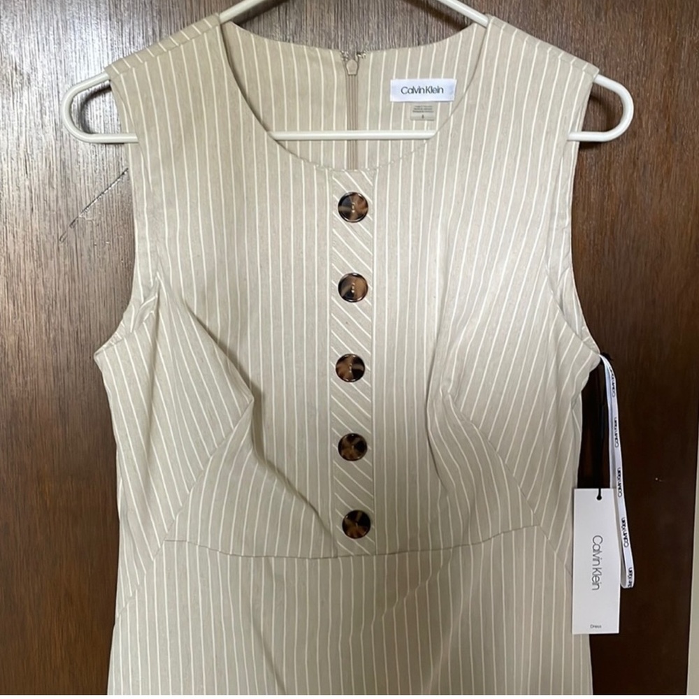 Calvin Klein Pleated Dress